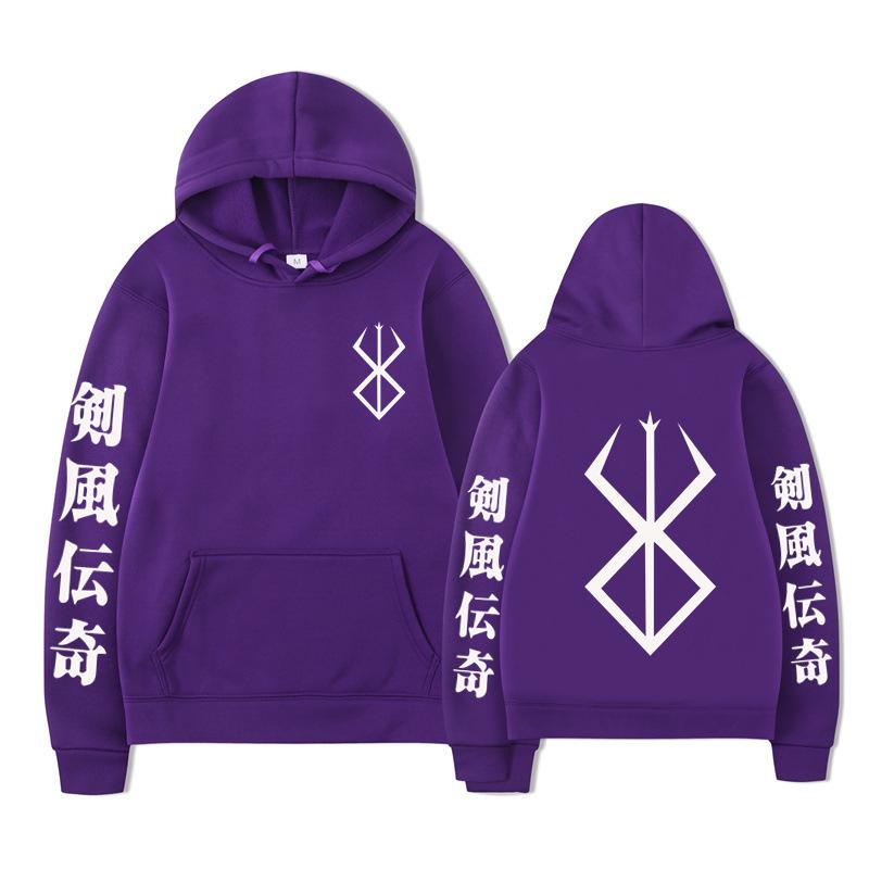 Casual Loose Men'S And Women'S Hooded Sweater, Sun-Filled Sword Wind, Printed Sweater