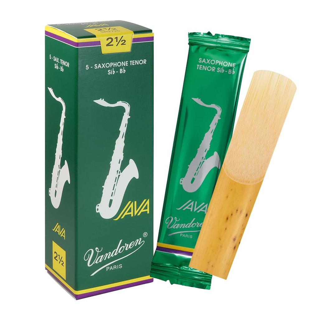 Vandoren Tenor Sax Reed JAVA Hard 2-12 5pcs