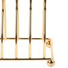 7PCS Gold Drink Coasters Set Iron Coasters with Holder Coasters Table Coasters Set  For Home