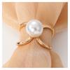 Retro Luxury Pearl Geometric Hollow Silk Scarf Buckle