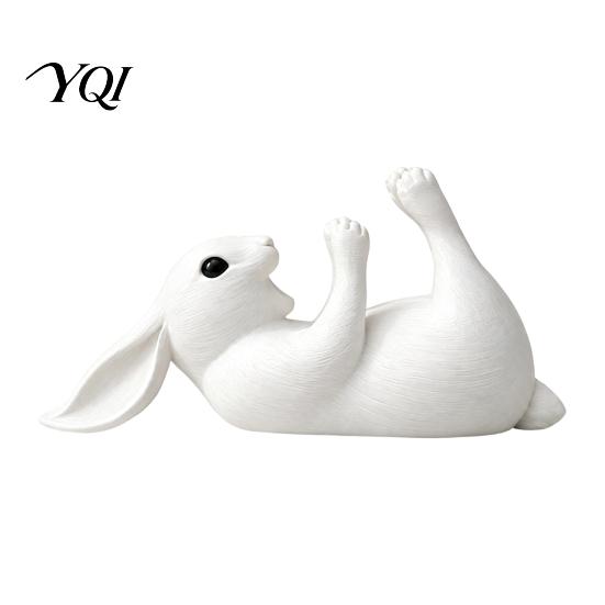 Housewarming Gift for Wine Enthusiasts Creative Rabbit Rack, 3D Printed PLA Desktop Holder, Stable Kitchen Bar Counter Ornament Cute Bunny Bottle