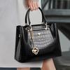 High-end Patent Leather Fashionable Handbag Simple and Portable Single-shoulder Crossbody Bag