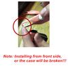 Luxury Gray Green Car Remote Key Case Replace Trim For Porsche Macan Cayenne 911