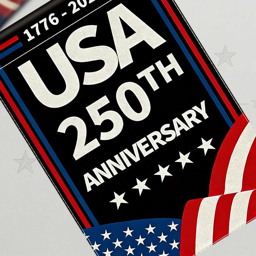 Decorative Garden Flag For The 250th Anniversary Of The United States