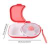Snack Rotating Container Multifunction Sealing Lunch Box Sealed Fruit Tray with Lid Leakproof Road Trips for Veggie Kids Adults