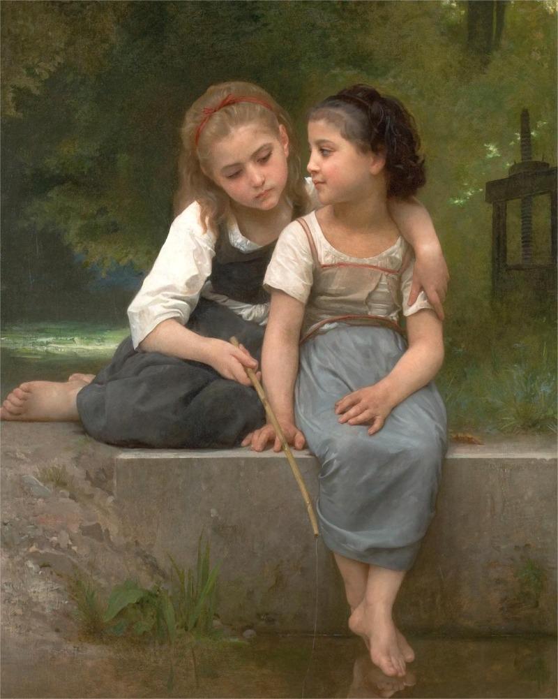 Художник Уильям Бугро Знаменитые Классические Портреты Винтажное Произведение Искусства Постер Холст Картины Настенное Искусство Картинки Домашний Декор