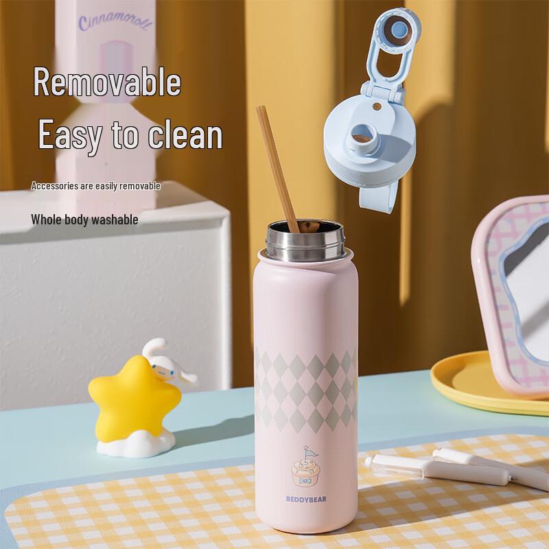 Beddybear Kids Dual-Drink Insulated Water Bottle