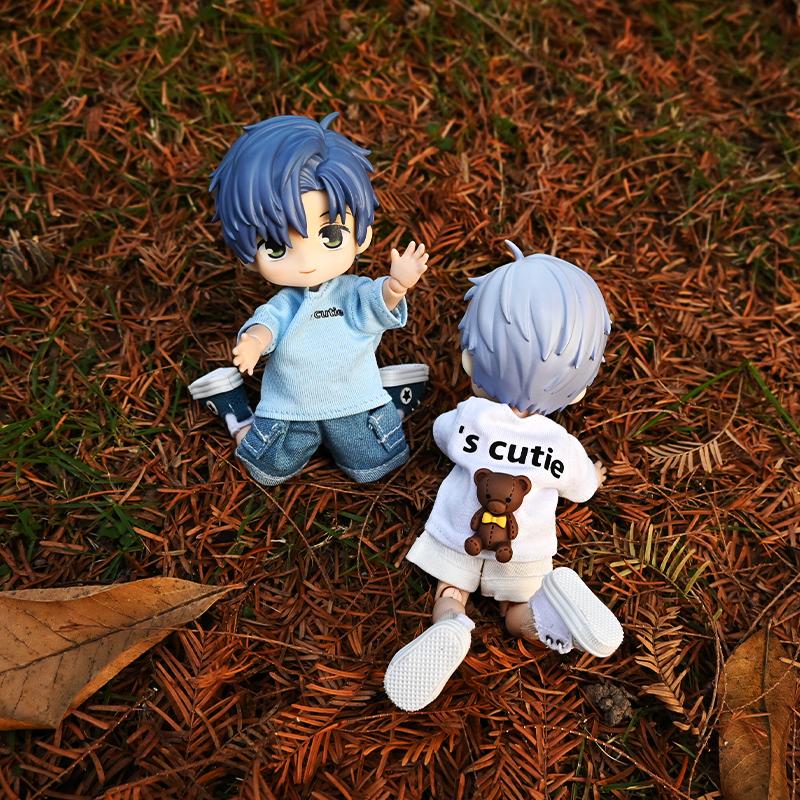 Одежда для OB11 Джинсовые шорты Пять цветов Украшение Мода Молли, Тело GSC, Одежда для кукол 1/12bjd Игрушечная одежда