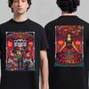 Widespread Panic Sea Dragon Mermaid Print Tee Classic Rock Band Retro Streetwear Casual Unisex Top For Fans