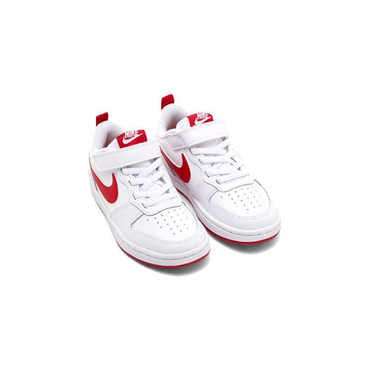 Nike Low 2 Trendy Casual Non-Slip Breathable Low-Top Kids Skate Shoes Kids Sneakers Red White BQ5451-103