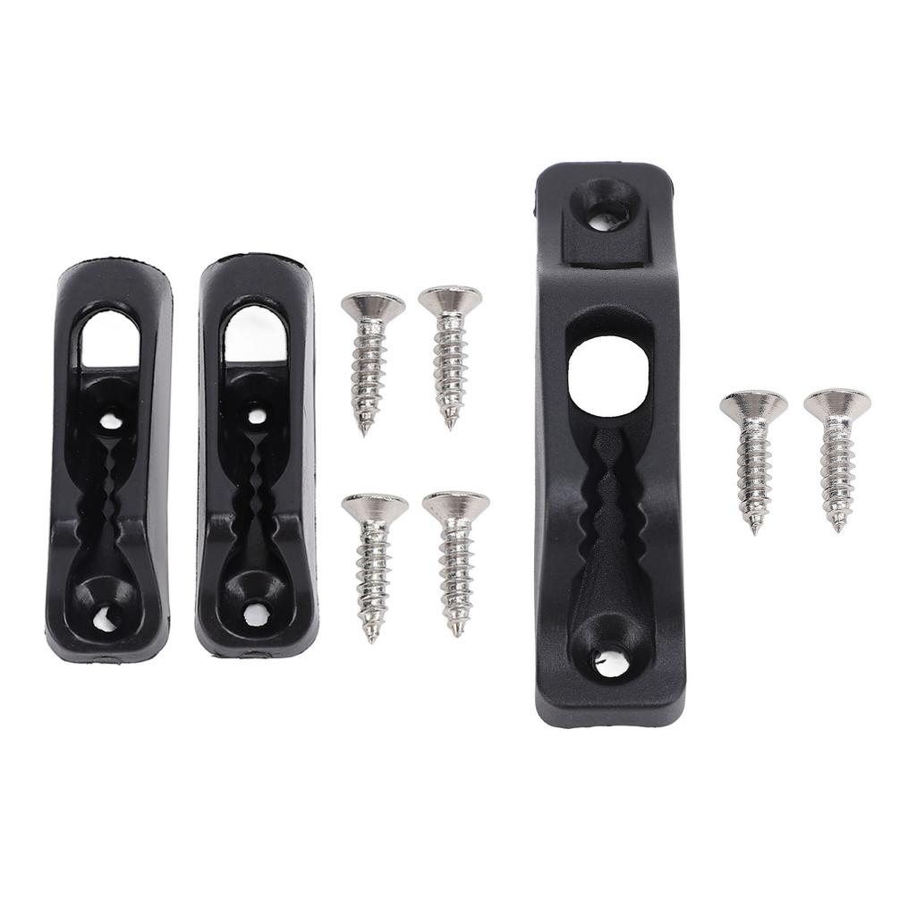 Лодочный трос Клемма Утка Нейлоновая Нескользящая Стабильная Крепежная Клемма для Яхт Кораблей Черный