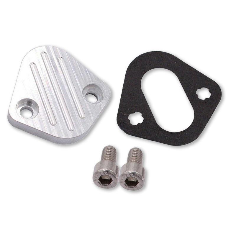 Billet Fuel Pump Block Cover Plate Kit for Cummins Dodge 5.9L 12V 4BT/6BT 89-98 VOE 3948083 3939258