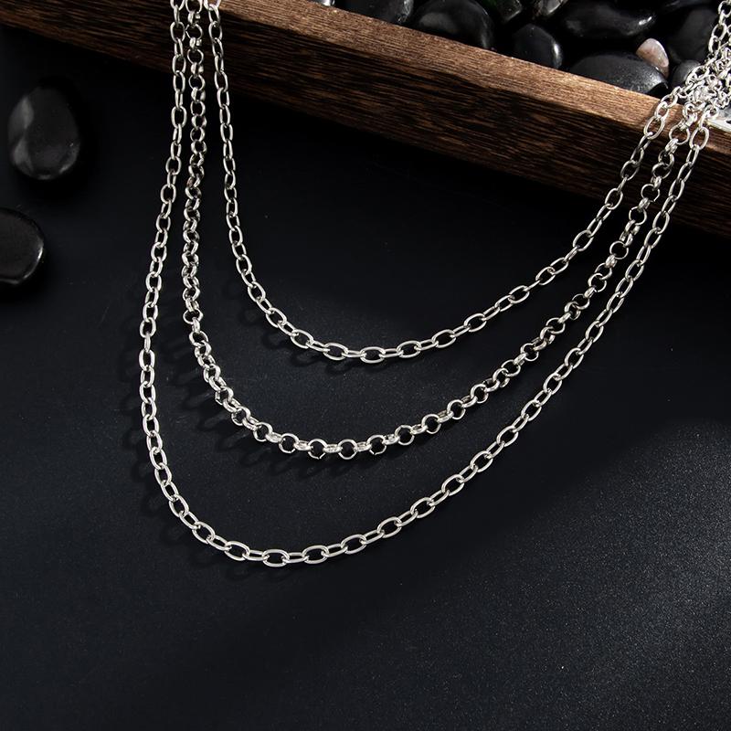 Retro Punk Rock Cross Pants Waist Chain Men Women Jeans Chain Cross Pendant Keychain Jeans Unisex Hip-Hop Jewelry Gift