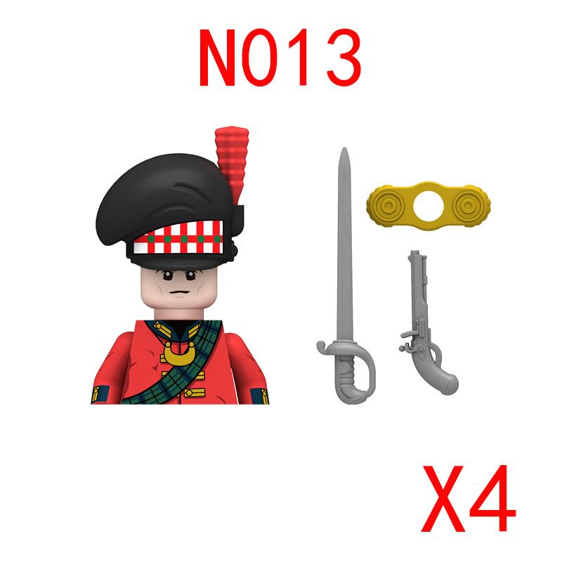 Наполеоновские Войны Военные Строительные Блоки Мини Кирпичики Фигурки Подарки Оружие Развлечения Оборудование Русский Франция Великобритания Италия Солдаты Игрушки