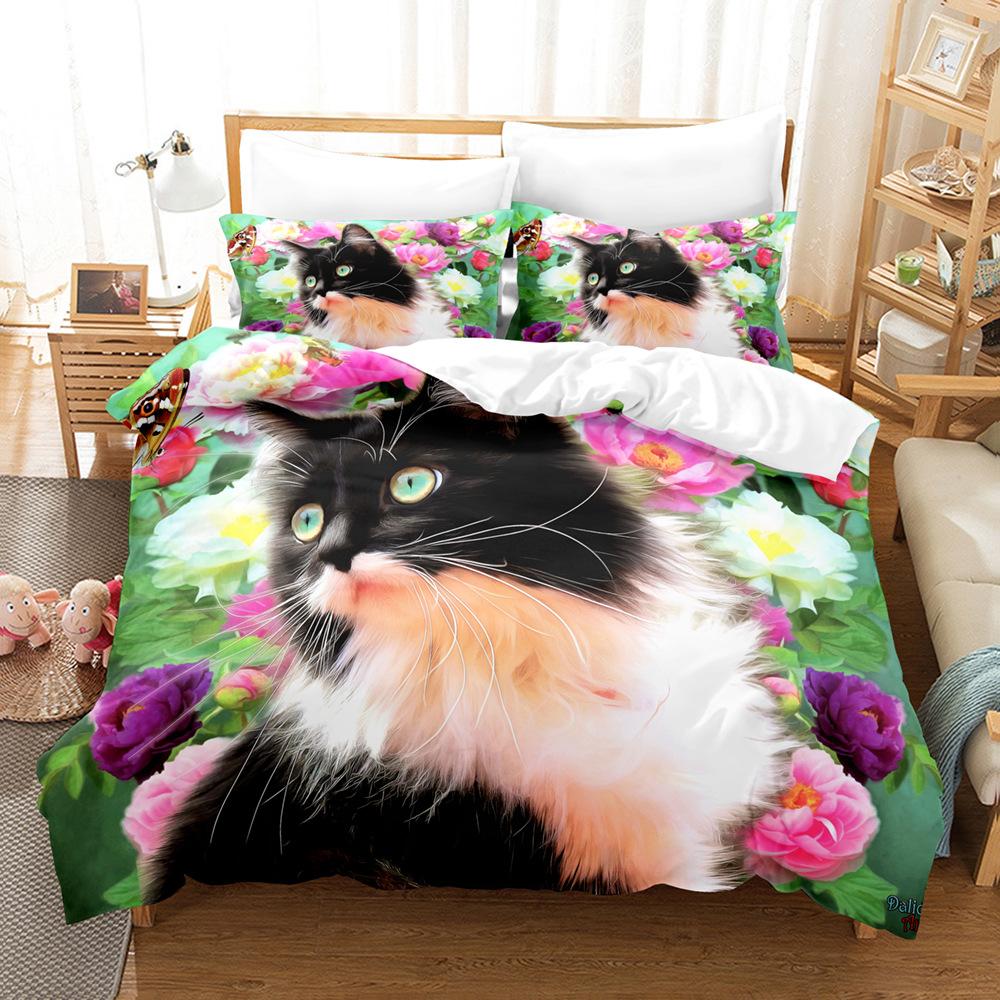 3D Dream Butterfly Комплект постельного белья для женской комнаты Пододеяльник 2/3 шт. DE200 * 200 Одиночный/Роскошный домашний текстиль Подарок на день рождения