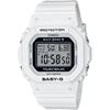 Casio Baby-G Солнечные Радиоуправляемые Часы BGD-5650-7JF Женские Белые Цифровой Часовой Прибор