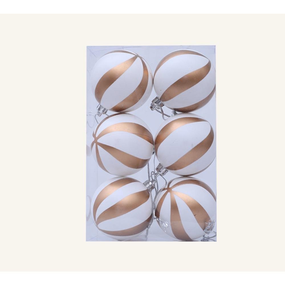 Christmas decoration, painted striped sphere, Christmas, wedding, bar, interior decoration, decoration, Christmas tree pendant