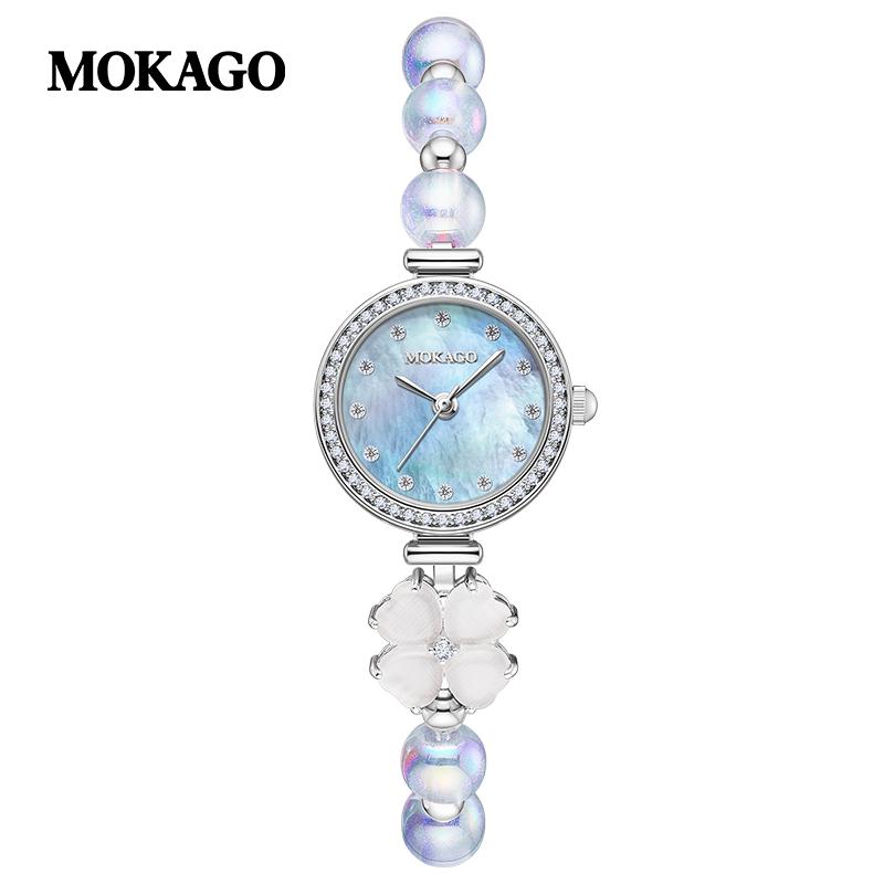 MOKAGO 8139 Элегантные женские кварцевые наручные часы Бренд Модные женские часы-браслет