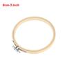 Fashion Handmade Bamboo Sewing Tools Embroidery Hoop Round Loop Cross Stitch Frame