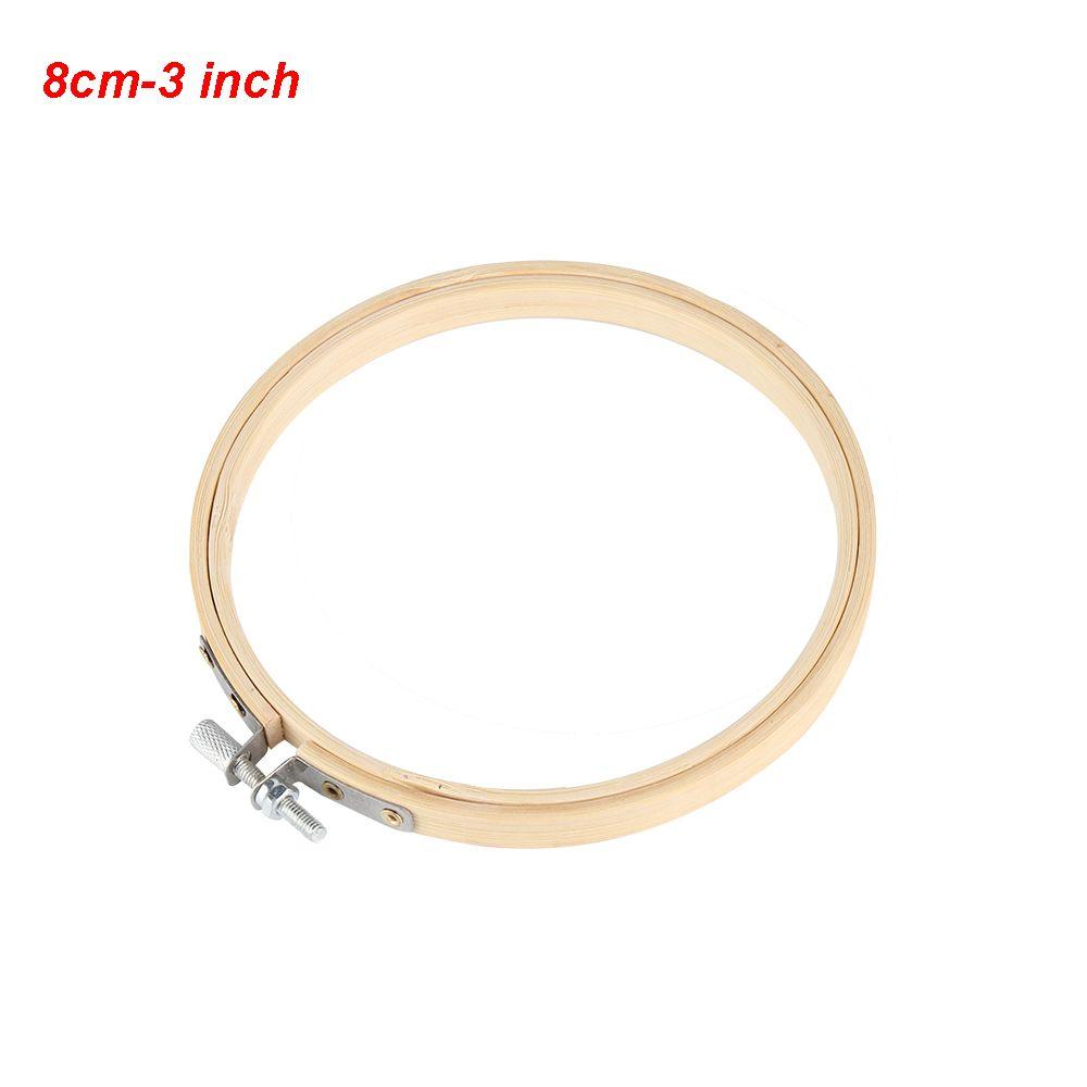 Fashion Handmade Bamboo Sewing Tools Embroidery Hoop Round Loop Cross Stitch Frame