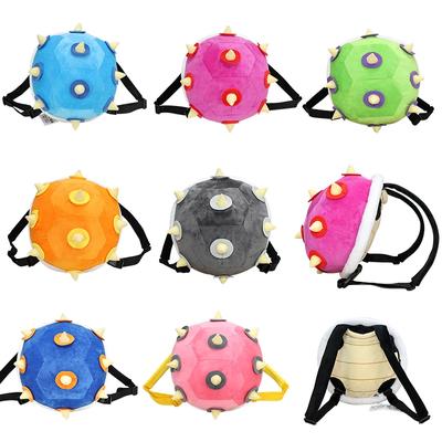 Игровая Черепаха Школьная Сумка Зеленый Красный Черепаха Панцирь Боузер Плюшевая Сумка Крыло Рюкзак Подарки на День Рождения