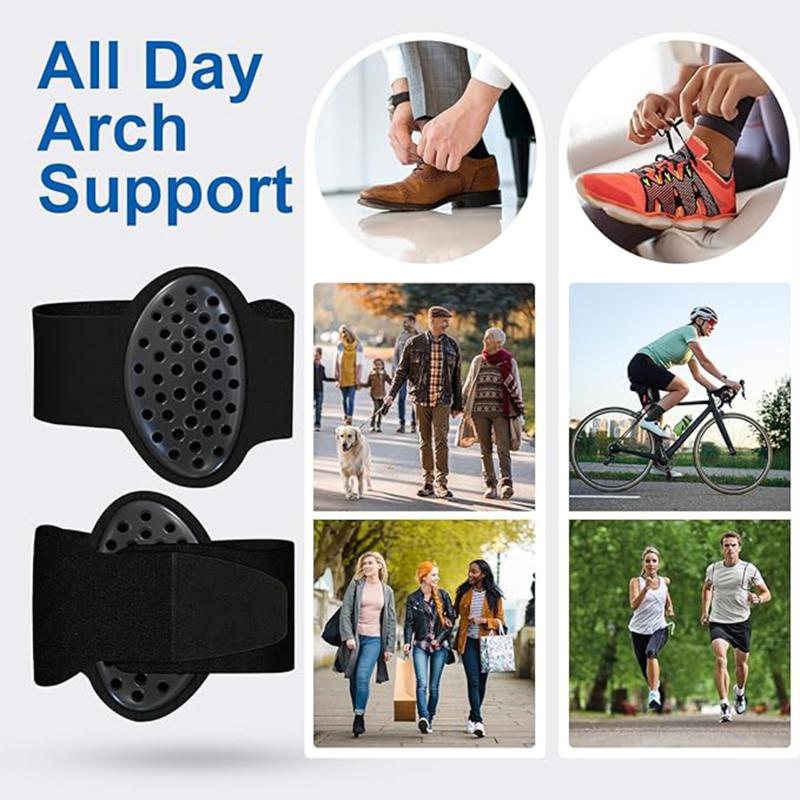 1Pair Arch Pad Support For Flat Foot Correction High Arch Cushioning Pain Relief Foot Pads Orthopedic Insole