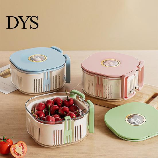 Пластиковый дуршлаг для фруктов для кухонной мойки, с ситом и вилкой, многофункциональная портативная корзина-дуршлаг для эффективной очистки клубники,