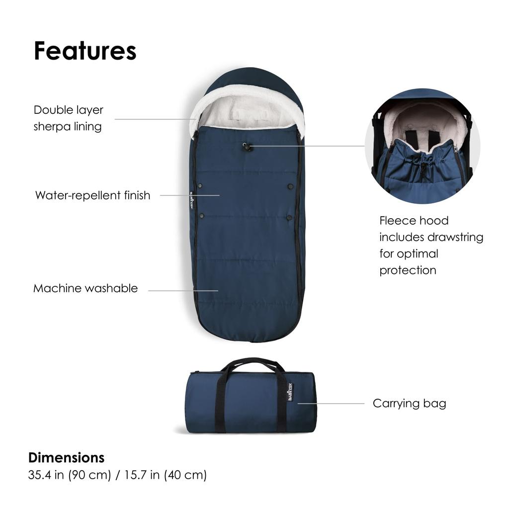 Stokke Official YOYO Footmuff, Navy Blue