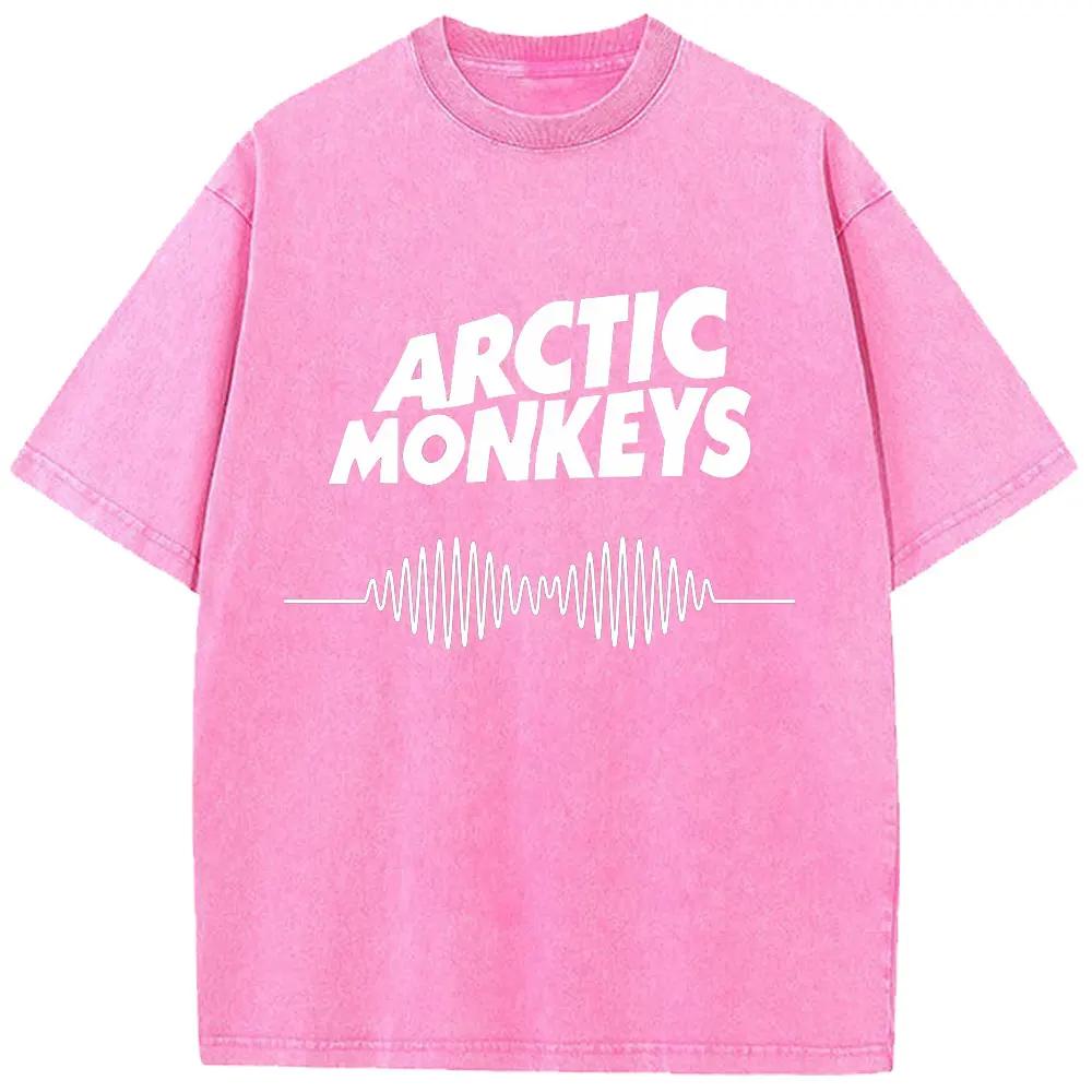 Ретро-рок Arctic Monkeys Музыкальный альбом Графический хлопковый футболка для мужчин Футболки Женские топы Уличная одежда Унисекс
