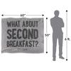 Lord Of The Rings Second Breakfast Quote Blanket