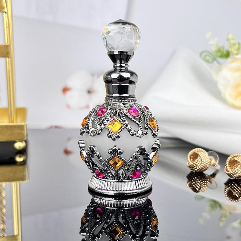 15 мл Бутылка для хранения в дубайском стиле Стеклянная бутылка Многоразовая бутылка для духов и эфирных масел Специальная разделенная бутылка Пустая бутылка