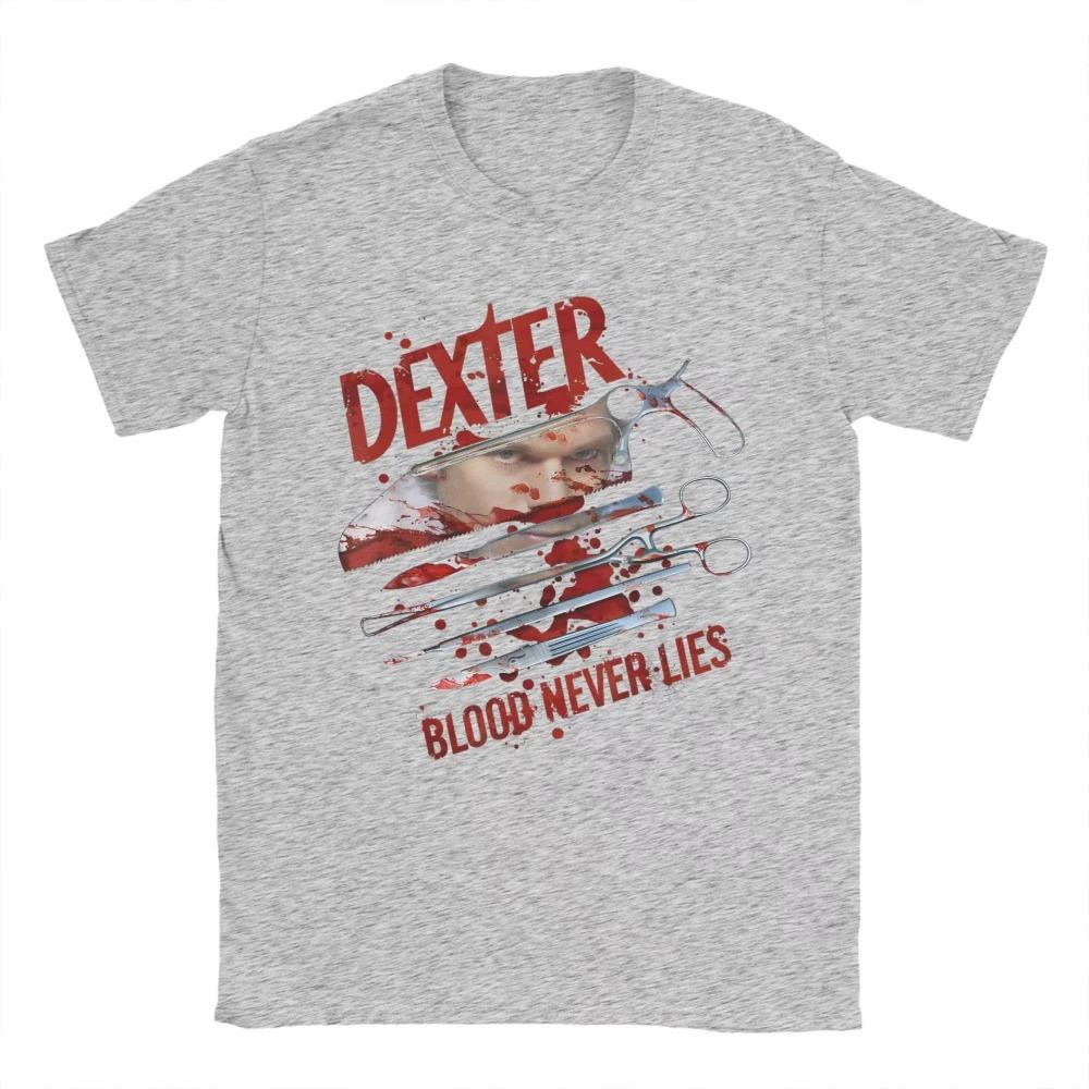 Dexter Dexter Morgan Theme TShirt Mens Fun Horror 100 Cotton Crew Neck Short Sleeve Plus Size Apparel Women And Men Tshirts