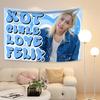 2025 Kpop Boy Group Member Felixs Tapestry American Flag Background Korean Idol Home Decor Wall Hanging Covering Concert Banner