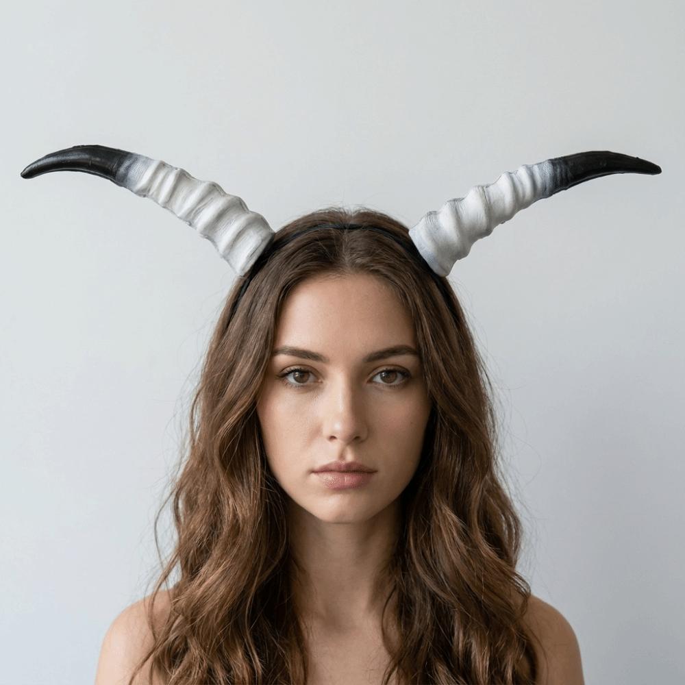 Cosplay Headband Cosplay Hairband Ox Horn Halloween Hair Hoop Halloween Horns Headband Photo Props