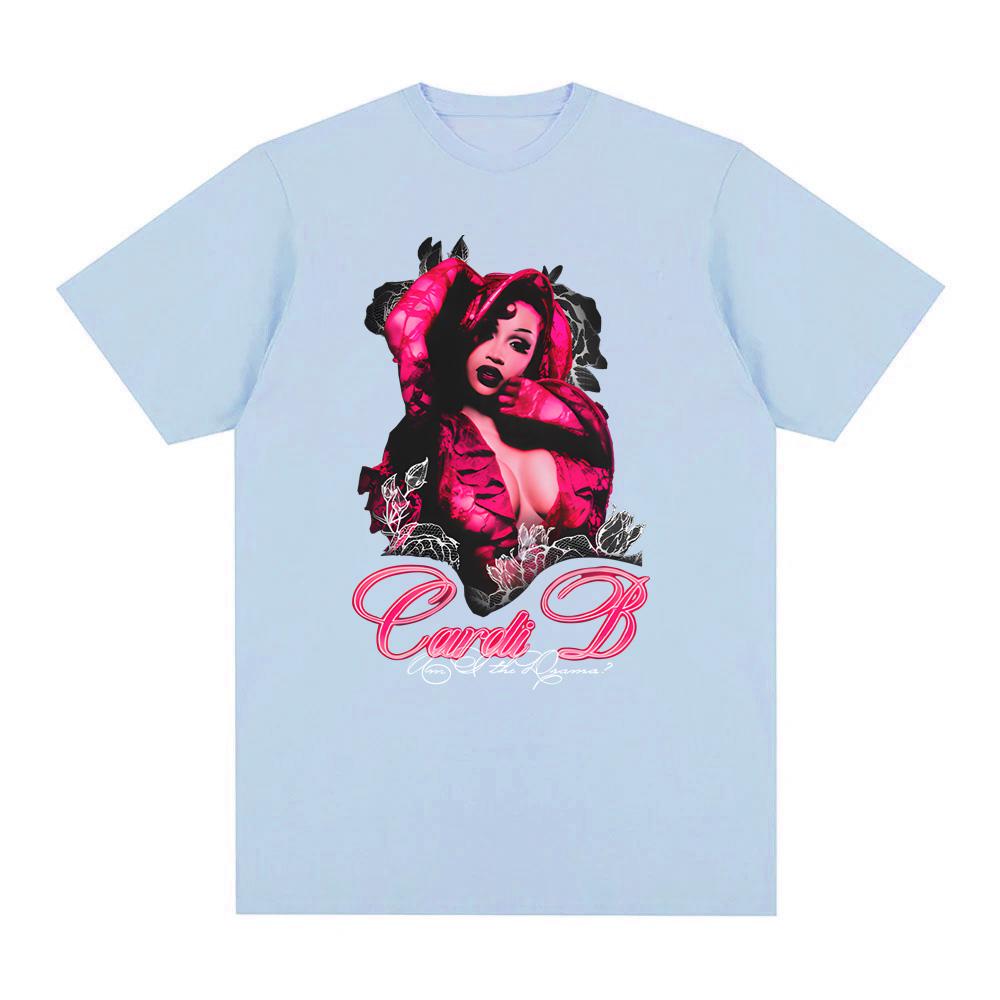 AM I THE DRAMA Pretty and Petty TEE Fashion Vintage New Cardi B Tshirts Top Goth Grunge Oneck High Quality FemaleMale Tshirt