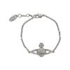 Vivienne Westwood 25ss Female Mini Bass Relief Bracelet Silver 61020051 02p116 128928084