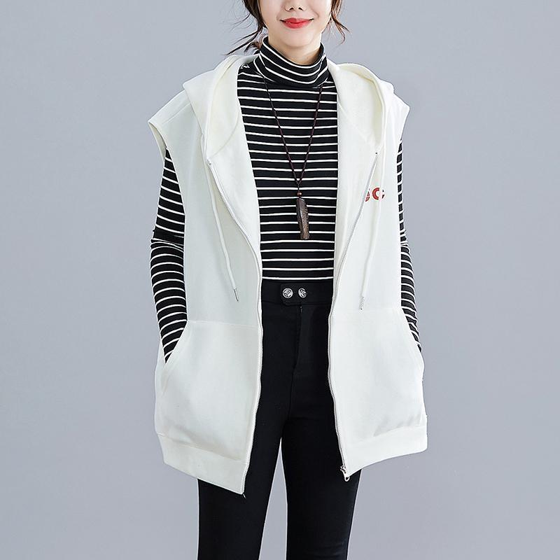 Spring Autumn Cotton Casual Vest Female Korean Version Loose Temperament Fashion Short Waistcoat Jacket