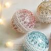 8 см Рождественский шар-украшение Подвесной блестящий шар для елки Рождественская вечеринка Безделушки Украшения для дома офиса