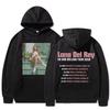 Худи Lana Del Rey Тур по Великобритании и Ирландии Мужское Женское Мода Харадзюку Эстетичные Толстовки Повседневный Комфорт Оверсайз Пуловеры