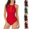 Женский однотонный купальник, сексуальный цельный купальник