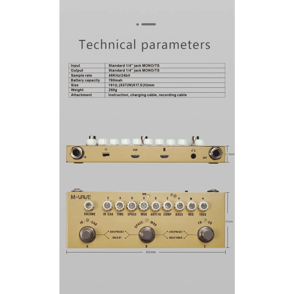 Переменный ток: 9 импульсных откликов кабинетов + эквалайзер | Студийный центр для акустического гитариста | Звукозаписывающая установка с перезаряжаемым аккумулятором, обеспечивающим до 12 часов работы