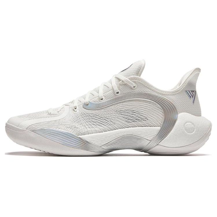 Anta Sanfenyu 2 Wang Siyu PE Men Low Top Basketball Shoes Papyrus White 912421602-2
