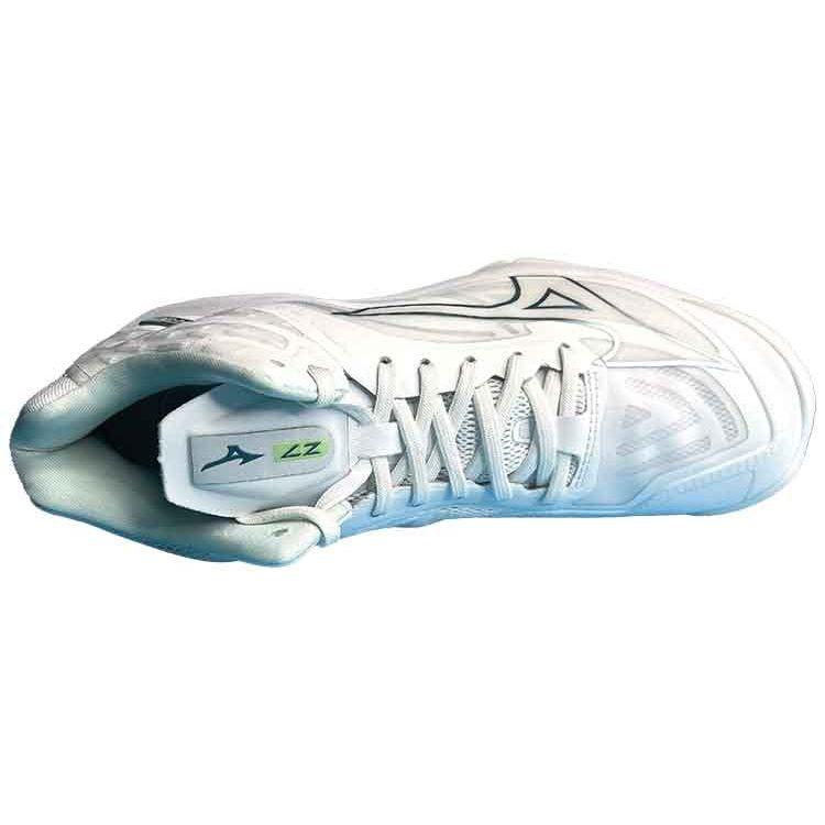 Mizuno Wave Lightning Z7 Удобные Универсальные Прочные Дышащие Кроссовки средней высоты для тренировок Унисекс Кроссовки для тренировок Белые V1GC225037