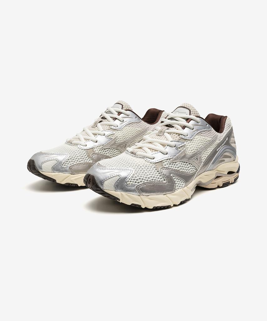 Mizuno (унисекс) Wave Rider 10 - Белоснежный:Серебряное Облако:Кофе из цикория / D1Ga243103