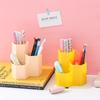 Spacious Desk Pen Holder Pencil Makeup Storage Box Desktop Organizer Stand Case School Office Stationery Desk Kit