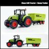 1/32 Claas Tractor Front Loader Transport Agricultural Truck RMZ City Toy Car Farm Model Diecast Miniature Gift for Boy Children