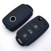 Новый силиконовый чехол-футляр для защиты корпуса автомобильного ключа для Volkswagen Polo Passat B5 Golf 4 5 6 MK5 MK6 Eos Bora Beetle TSI Аксессуары