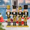 4 шт. Орехоколы Украшения Фигурки Классический Стиль Декоративные Уникальные Подарки Рождество