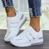 Fashion Women's White Wedge Sneakers Non Slip Comfortable Sports Shoes for Women Casual Outdoor Vulcanized Shoes Woman Walking Trainers