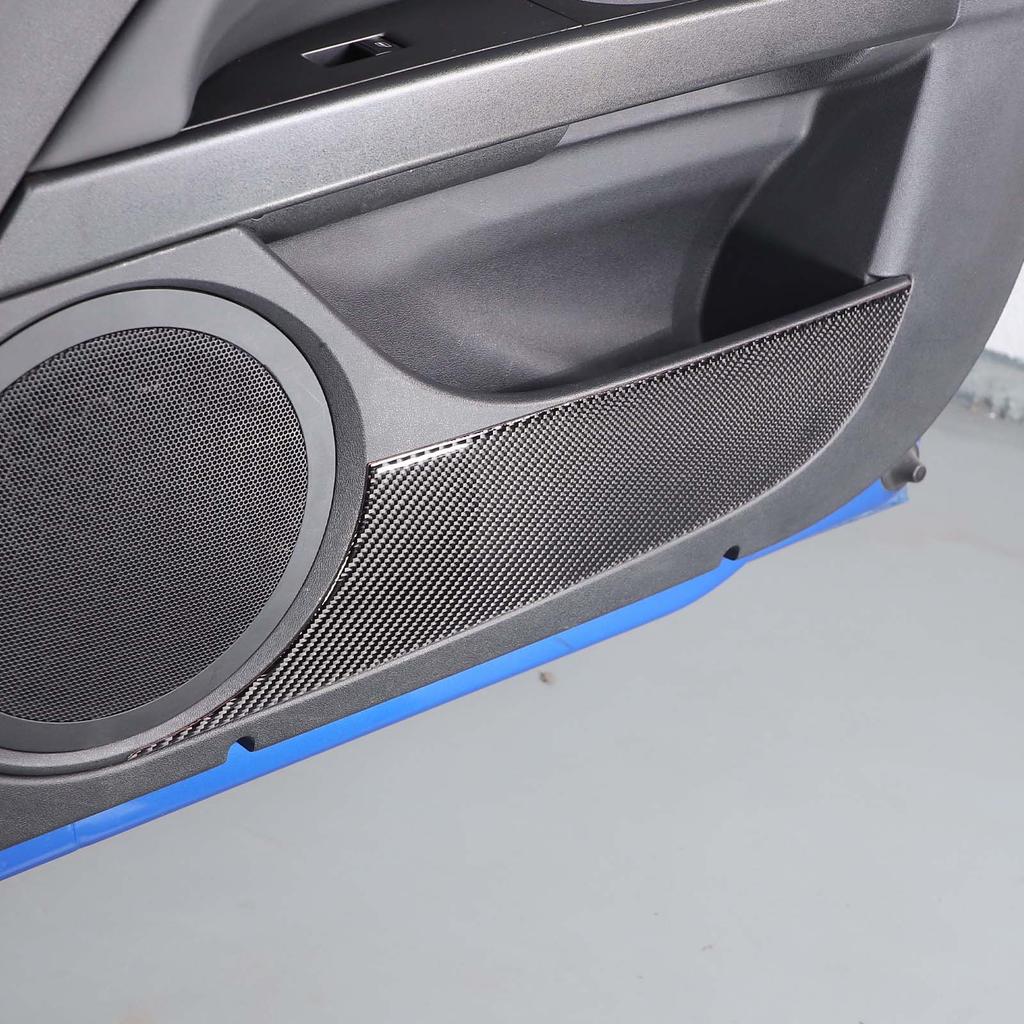 For SEAT Leon León Mk2 1P 2008-2012 Soft Carbon Fiber Car Inner Door Anti-kick Panel Decorative Sticker Protection Accessories